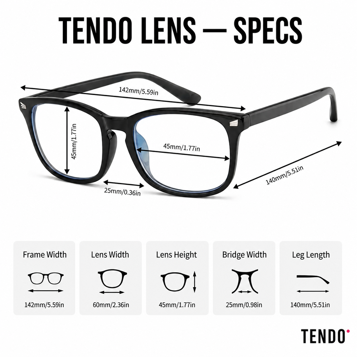 TENDO LENS — BLUE LIGHT GLASSES
